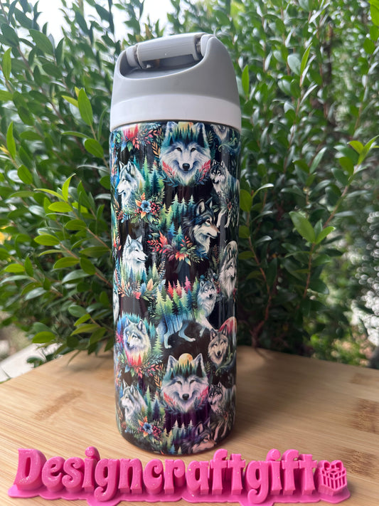 24oz Wolf Tumbler