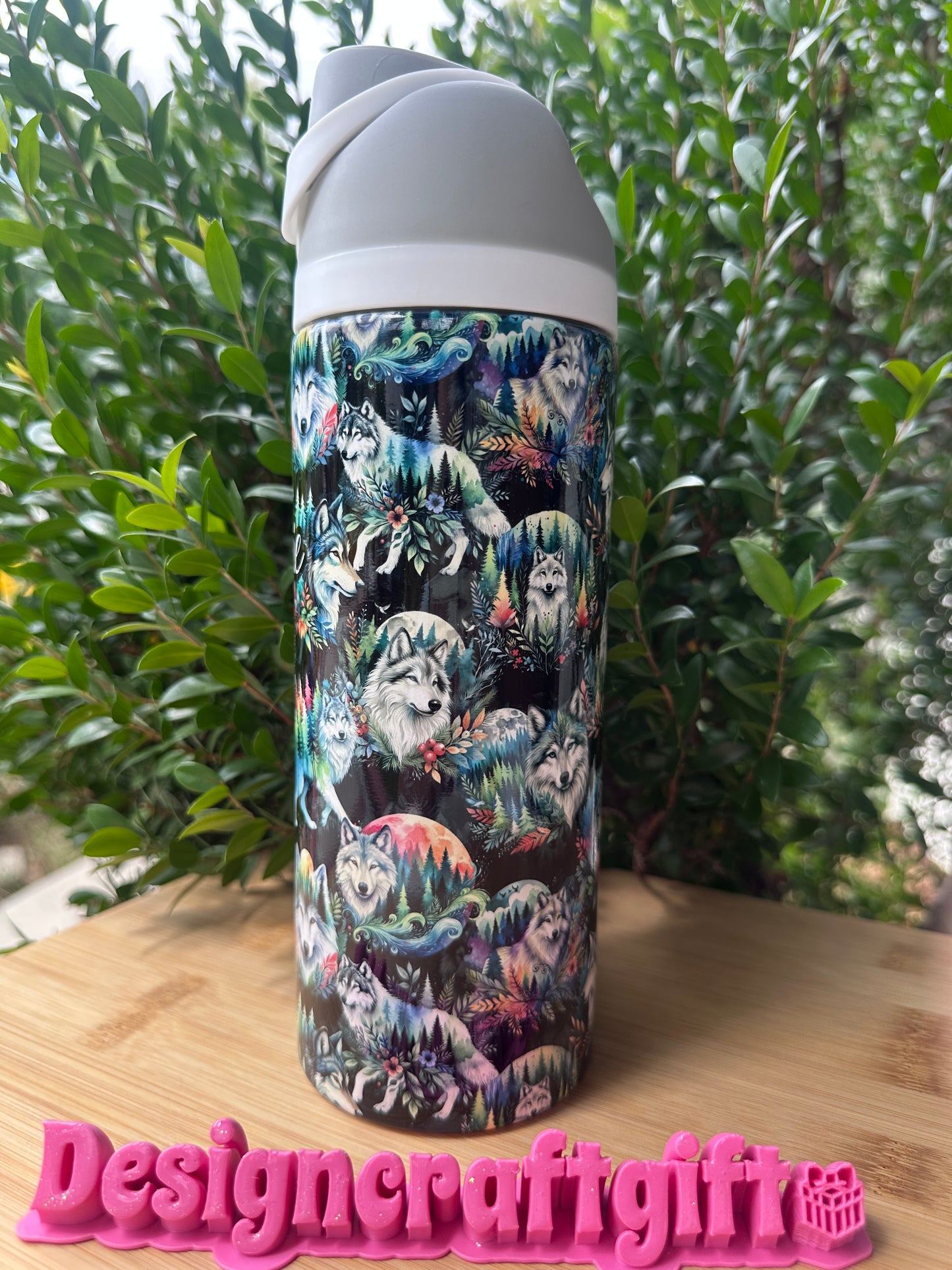 24oz Wolf Tumbler
