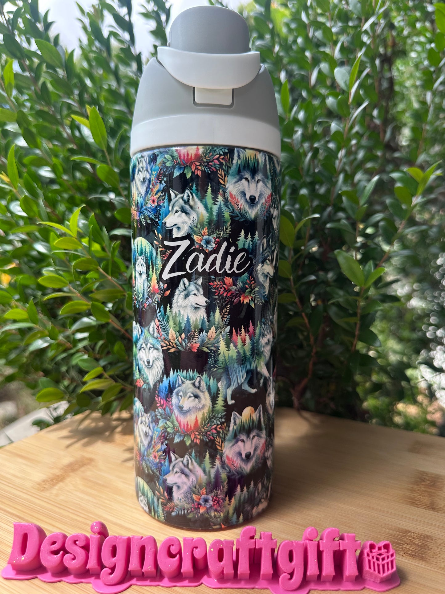 24oz Wolf Tumbler
