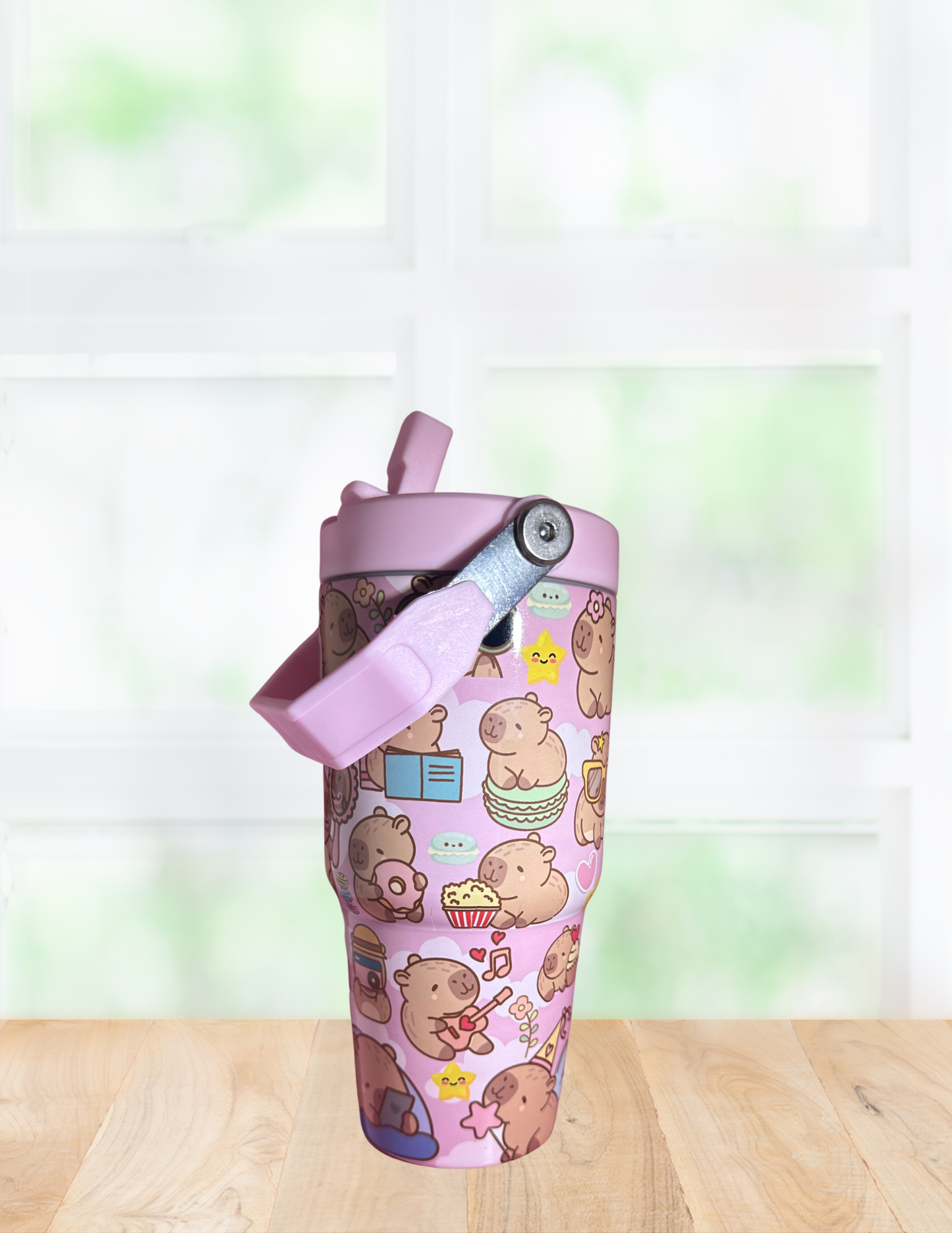 20z flip straw capybarra