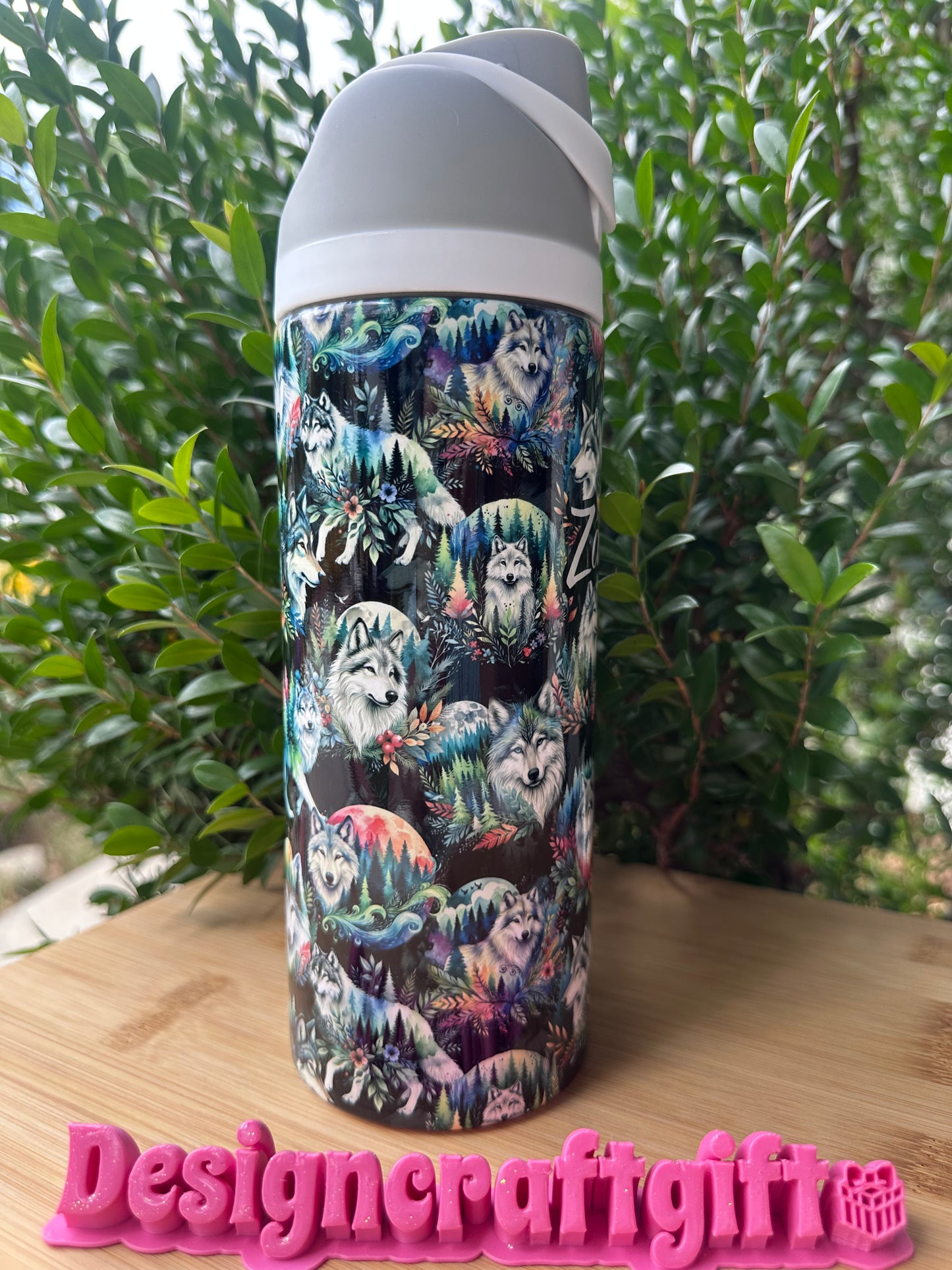 24oz Wolf Tumbler